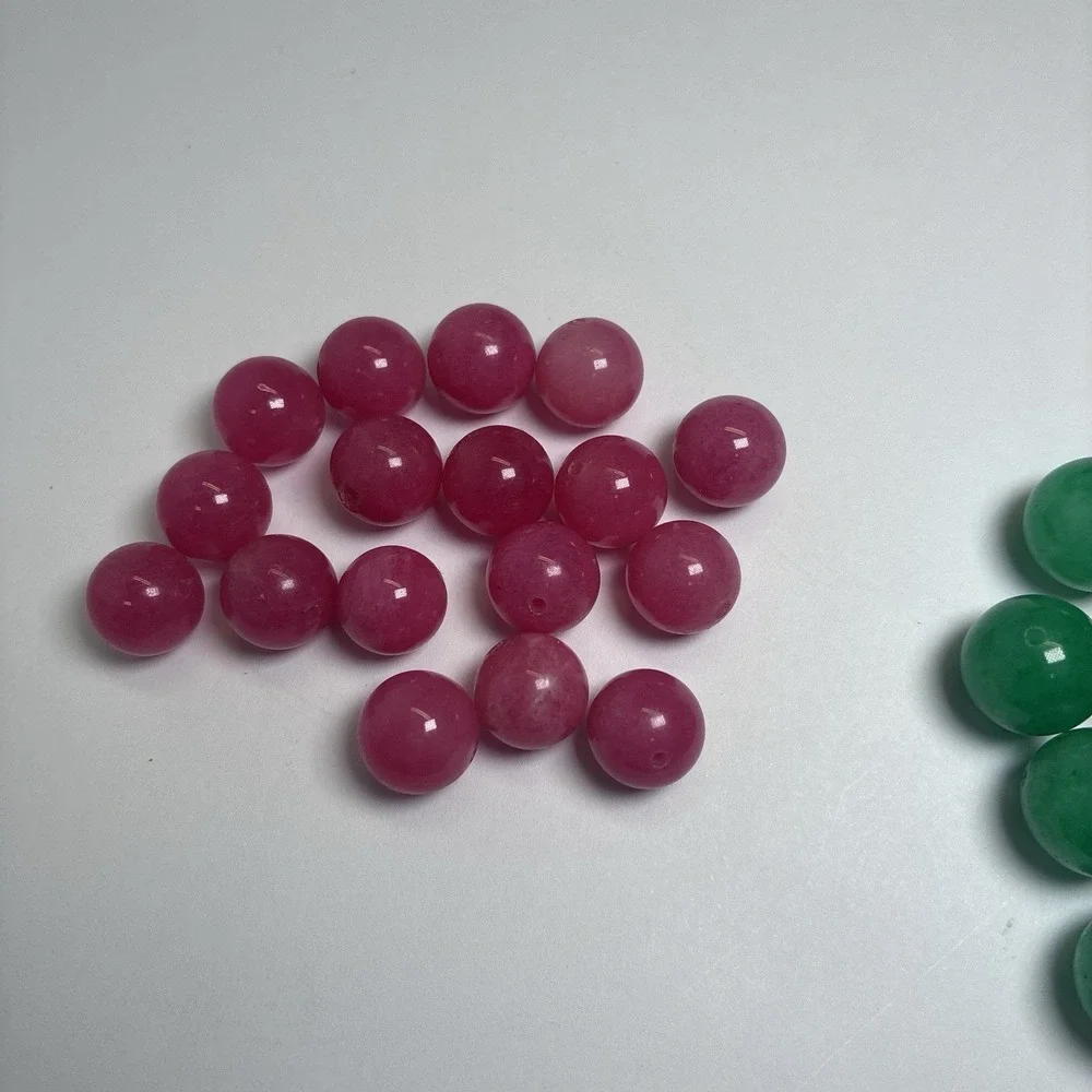 100+ Piece Natural Jadeite & Gemstone Bead Set for Jewelry Making Multicolor